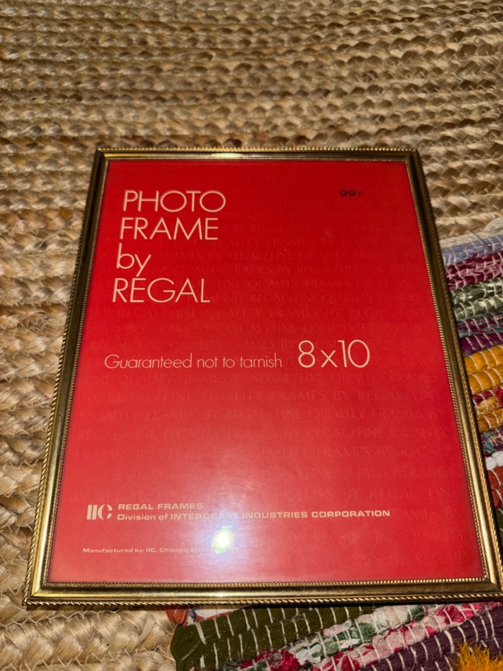 Vintage brass 8x10 Photo Frame‎ - Classic Metal Accent